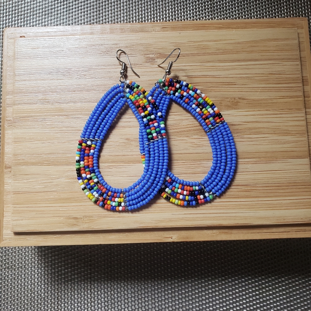 Handmade Massai earrings